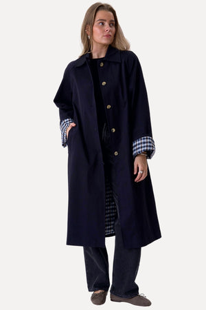 Trench Livia - Blu marino