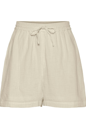Astina a vita alta Shorts - Fodera d'argento
