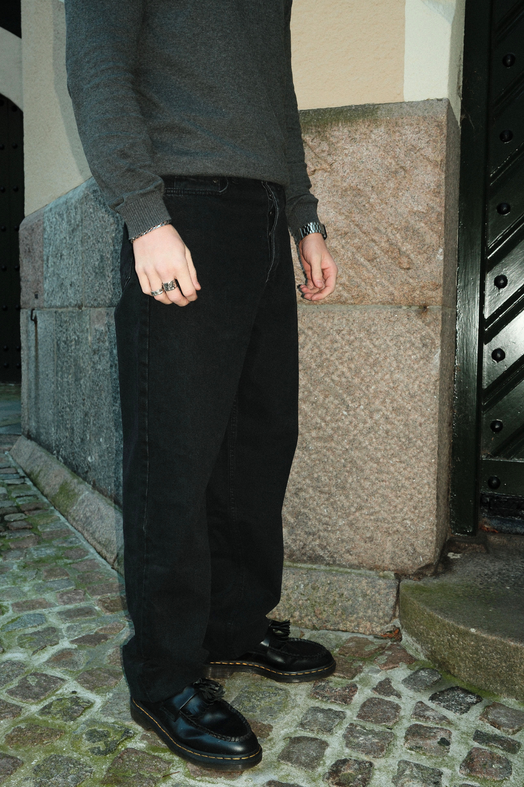 Jeans larghi - Fumè