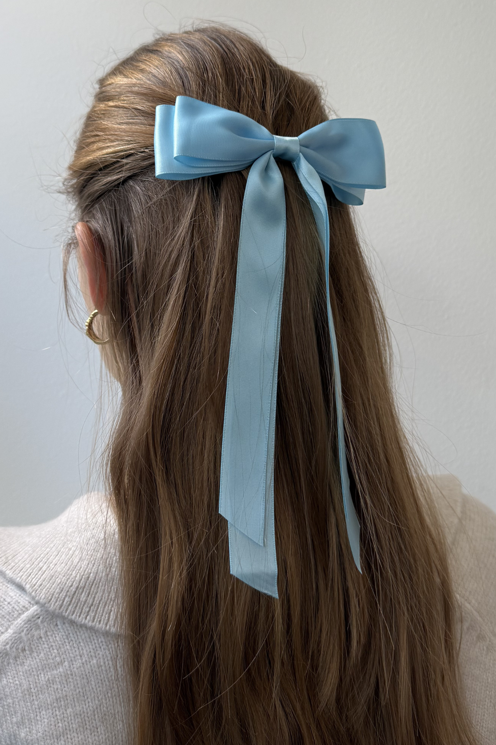 Bow Clip - Blue