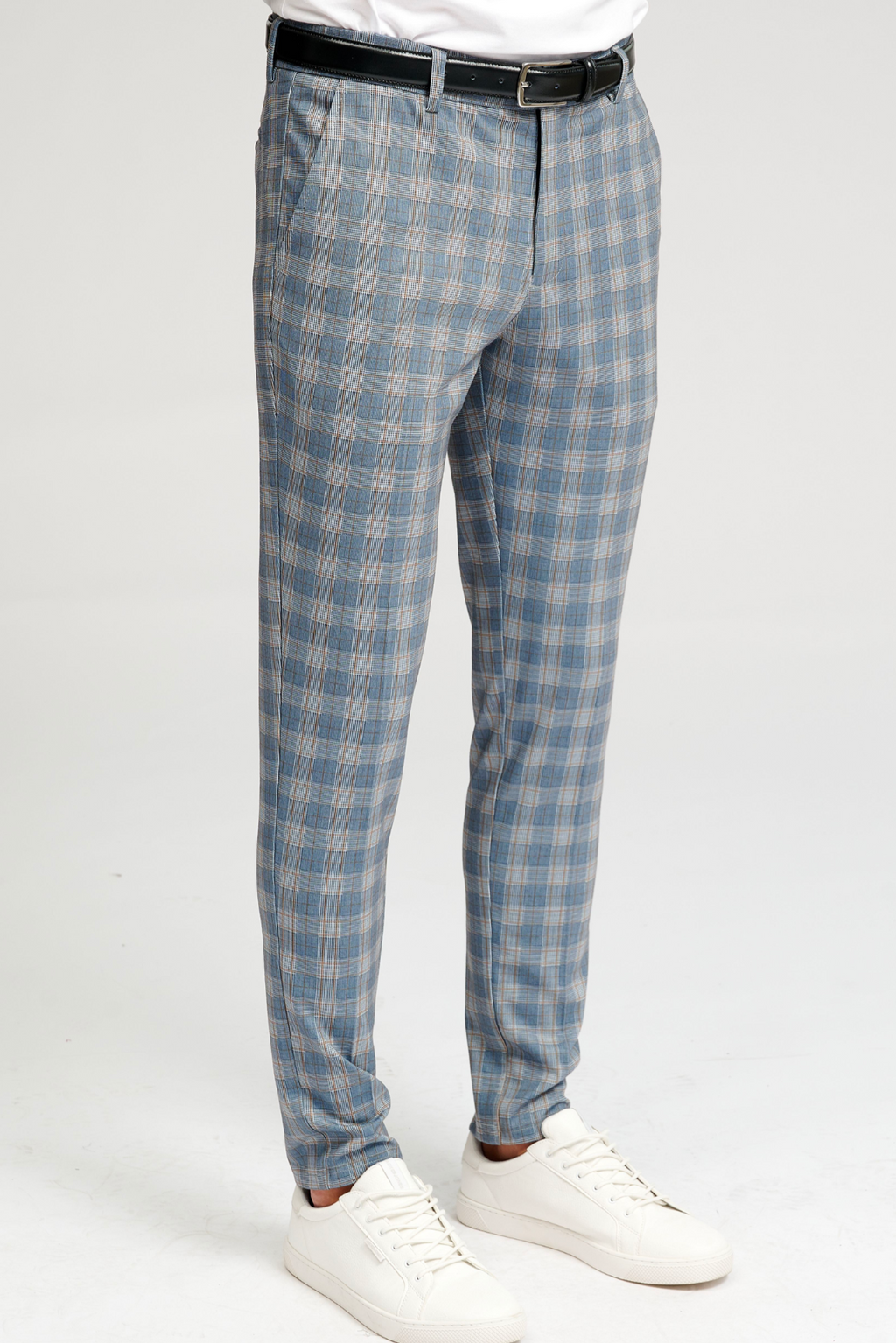 De originale Performance Pants - Blå Ternet (Limited)