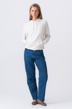 Felpa con cappuccio di felpa - beige