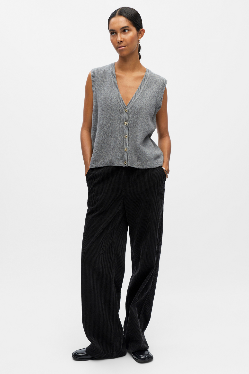 Giubbotto Ivona S/L Knit - Media grigio medio
