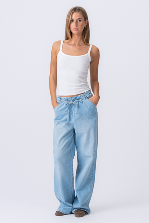 Jeans larghi Nicole - Blu