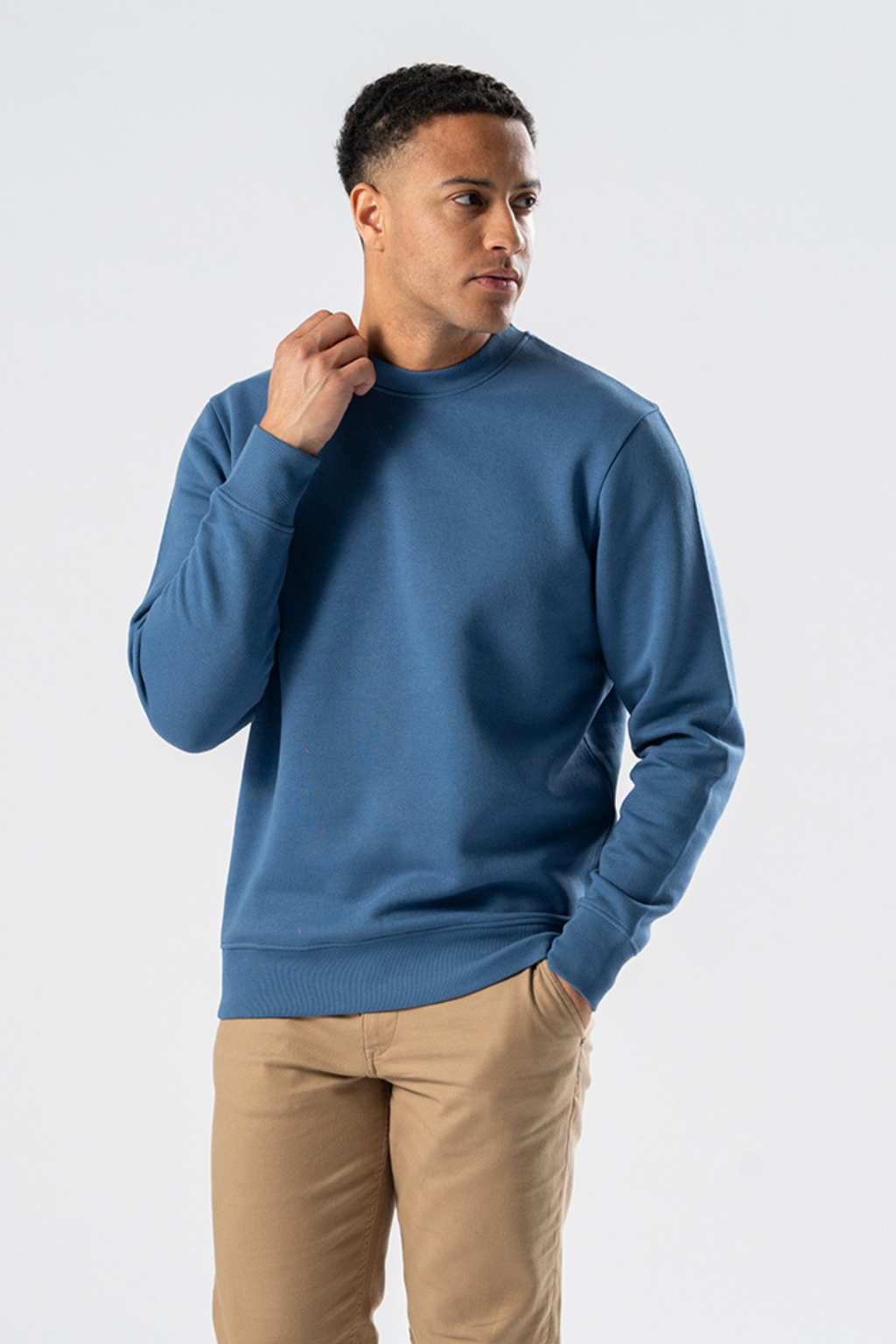 Sweatshirt Crewneck - Dusty Blue