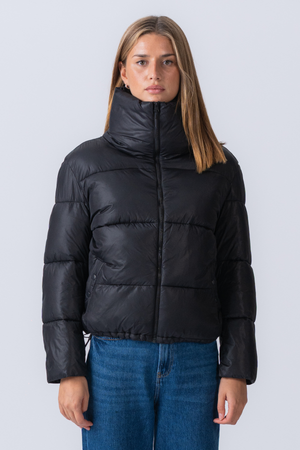 Giacca a puffer corta - Nero
