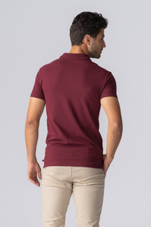 Muscolo Polo Shirt - Borgogna