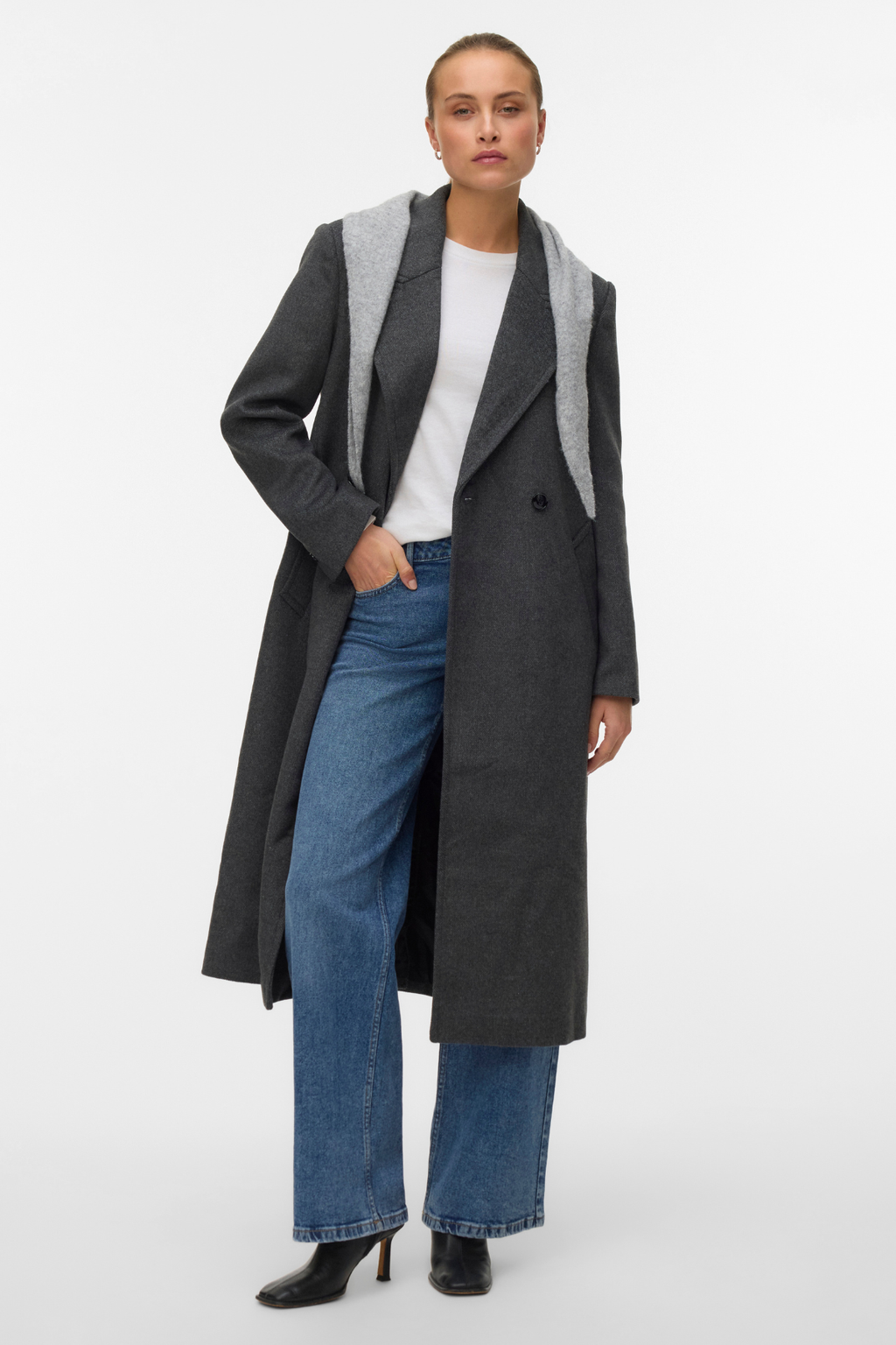 Garner Long Coat - Media medio grigio