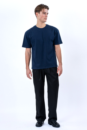 T-shirt squadrata - Blu marino