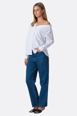 Serena Oversized Shirt - bianco