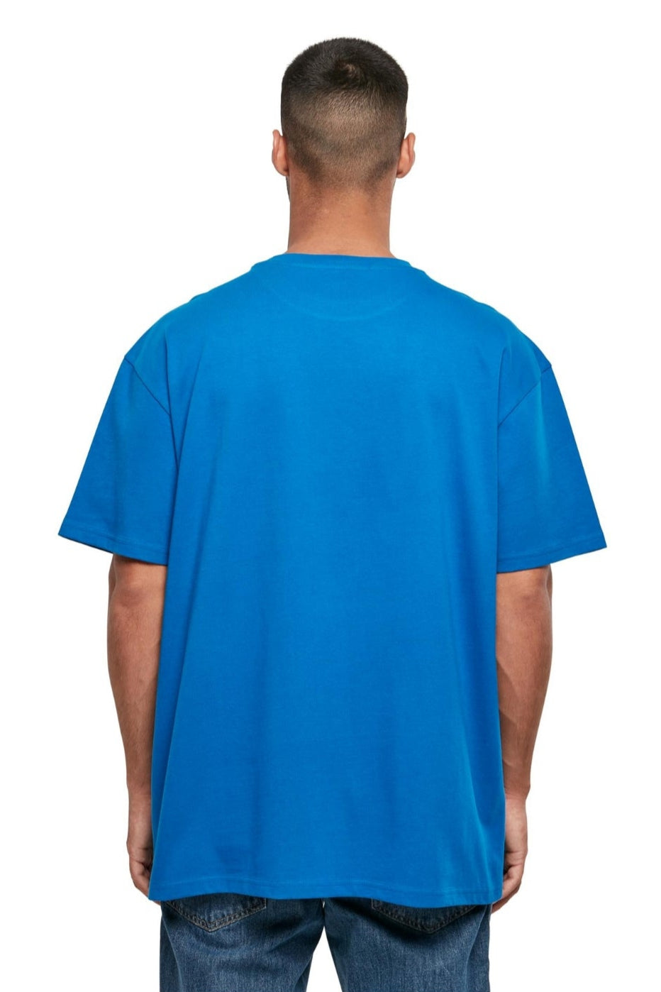 Pesante Oversized T -shirt - Blu cobalto