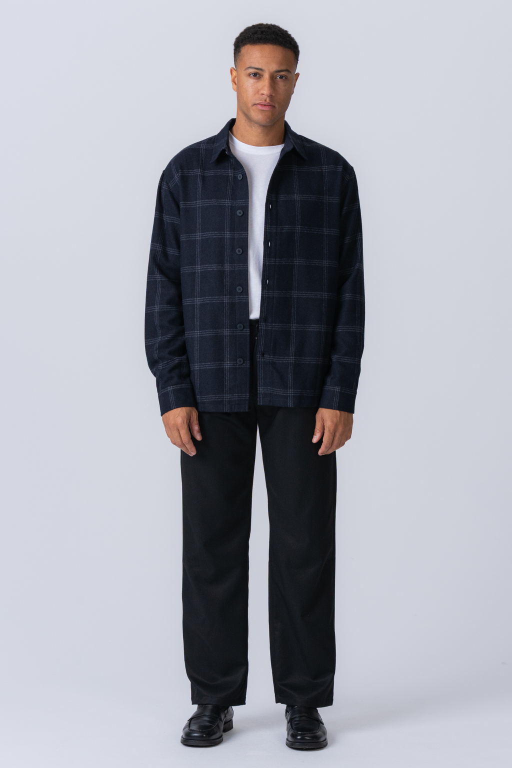 Tristan Overshirt - Dark Navy