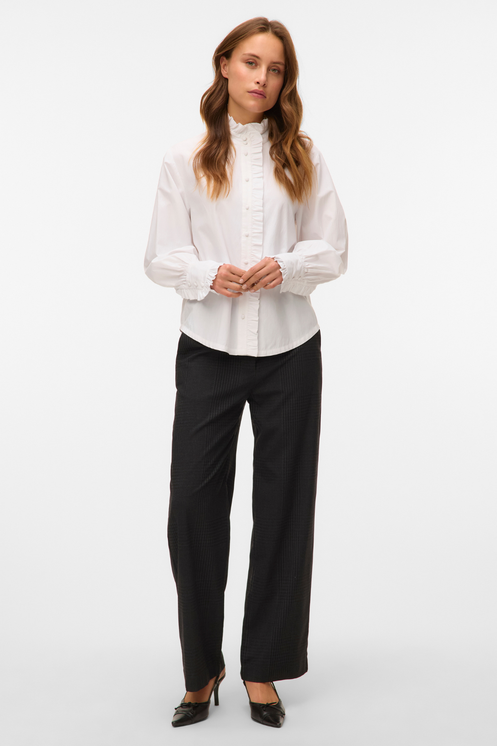 Fanni Ruffel Top - Biancaneve