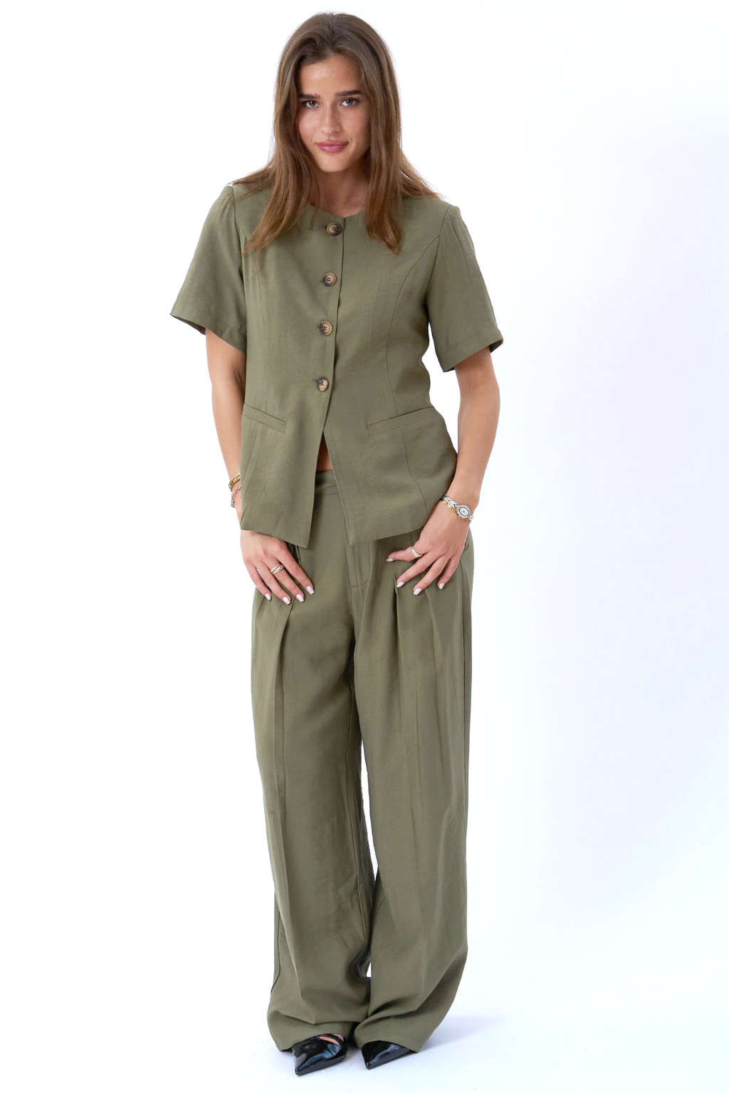 Isotta Pants - Oliva