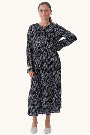 Abito a maniche lunghe Anna - nero