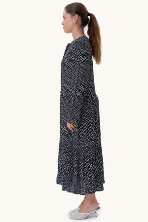 Abito a maniche lunghe Anna - nero
