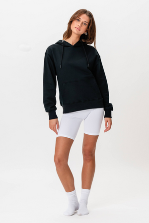 Con cappuccio pesante - nero