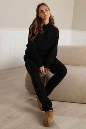 Felpa con cappuccio Essential da donna - Nero