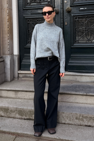 Emma Knit - Grigio chiaro melange