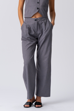 Natalie Vest and Pants (Dark Grey) - Package deal