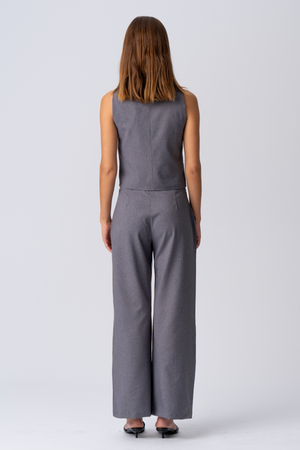 Natalie Vest and Pants (Dark Grey) - Package deal