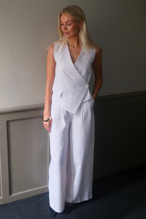 Melissa larga Pants - grigio chiaro