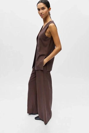 Gilet Isla Yui - Marrone Foca