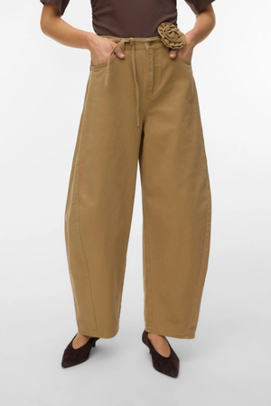 Jeans a botte larghi colorati Kaitlin - Kelp