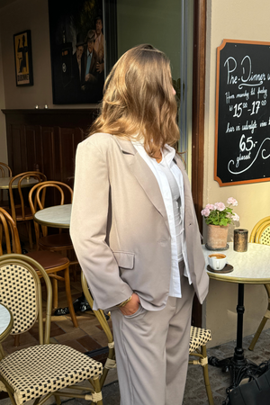 Blazer di grandi dimensioni - grigio