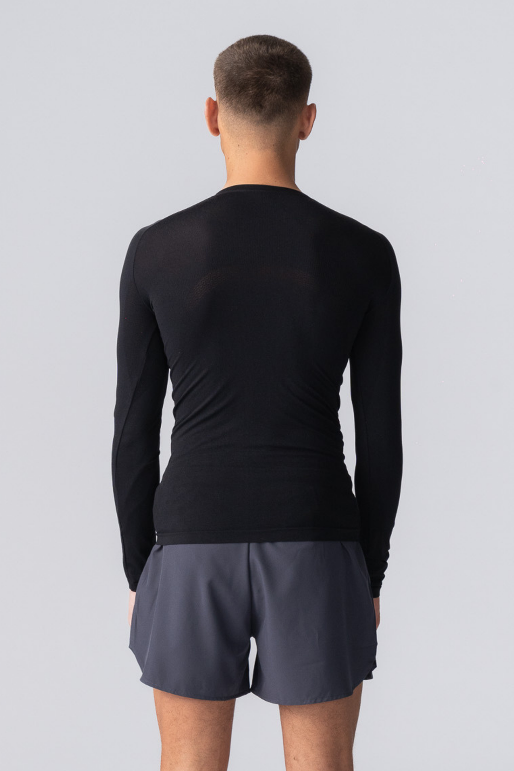 T -shirt a manica lunga prima - nero