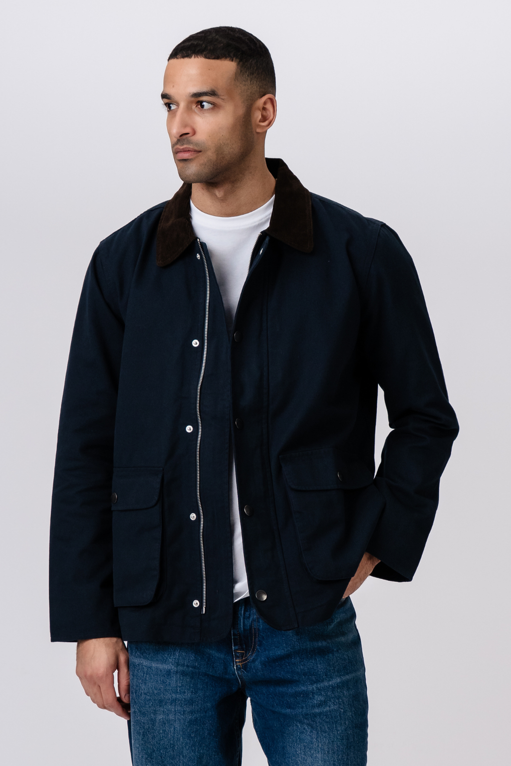 Twill Jacket - Navy