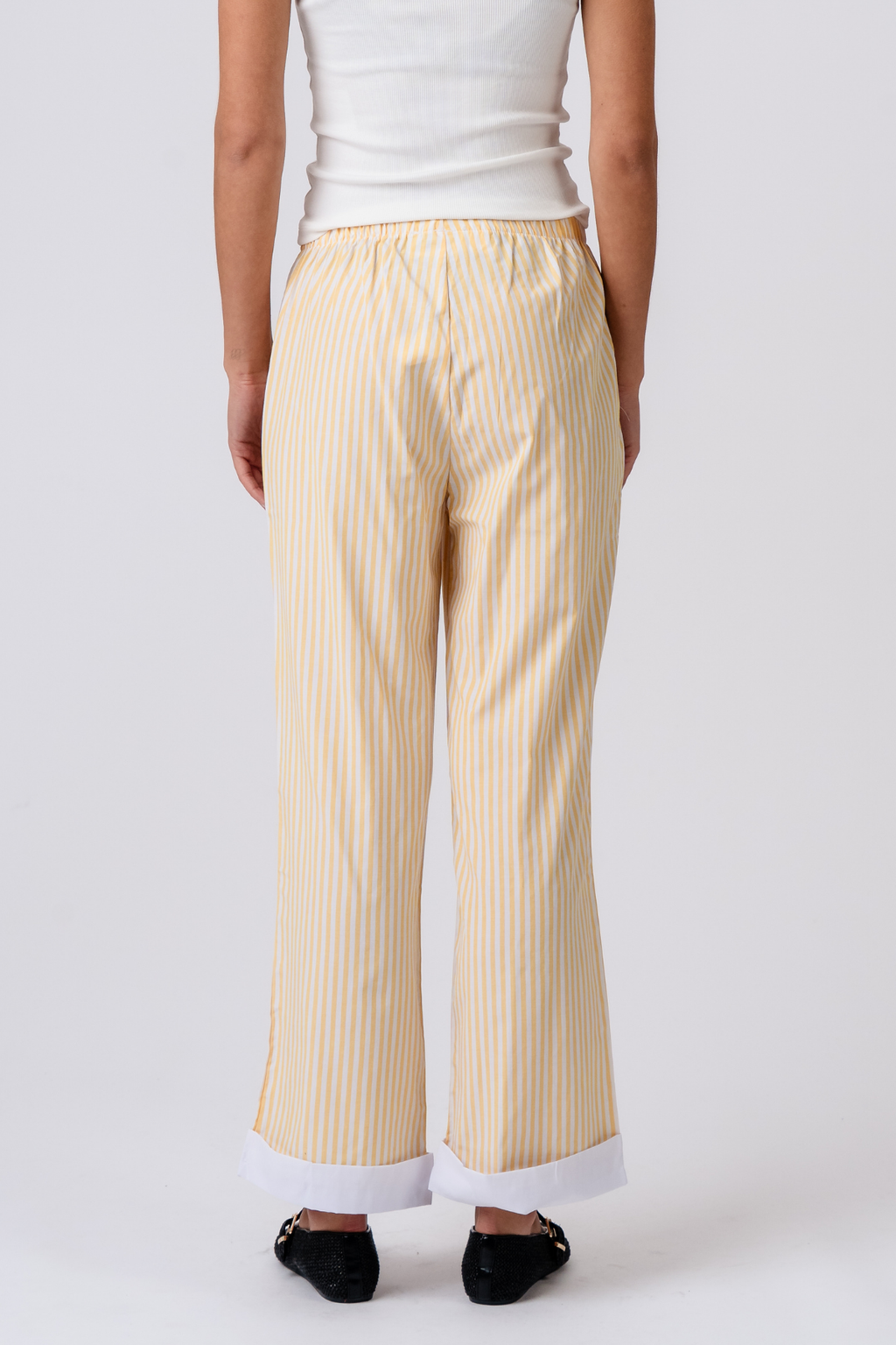 Layla Striped Pants - Giallo