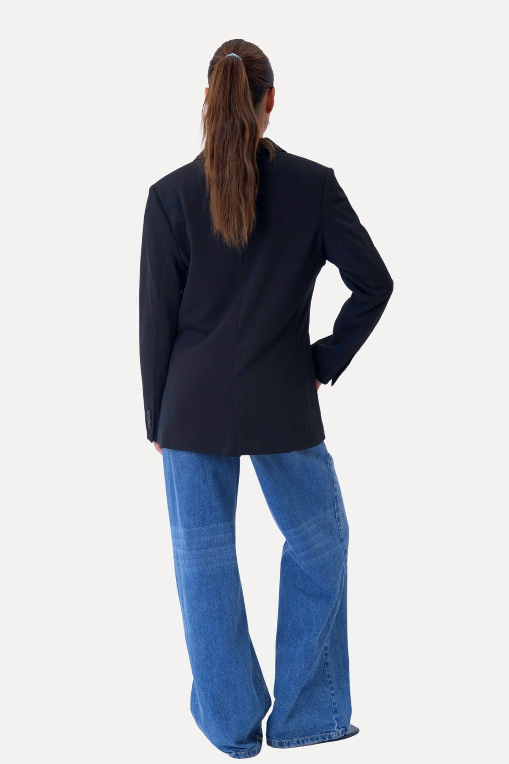 Blazer dalla vestibilità classica - Blu scuro
