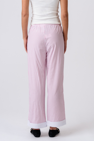 Layla Striped Pants - Pink