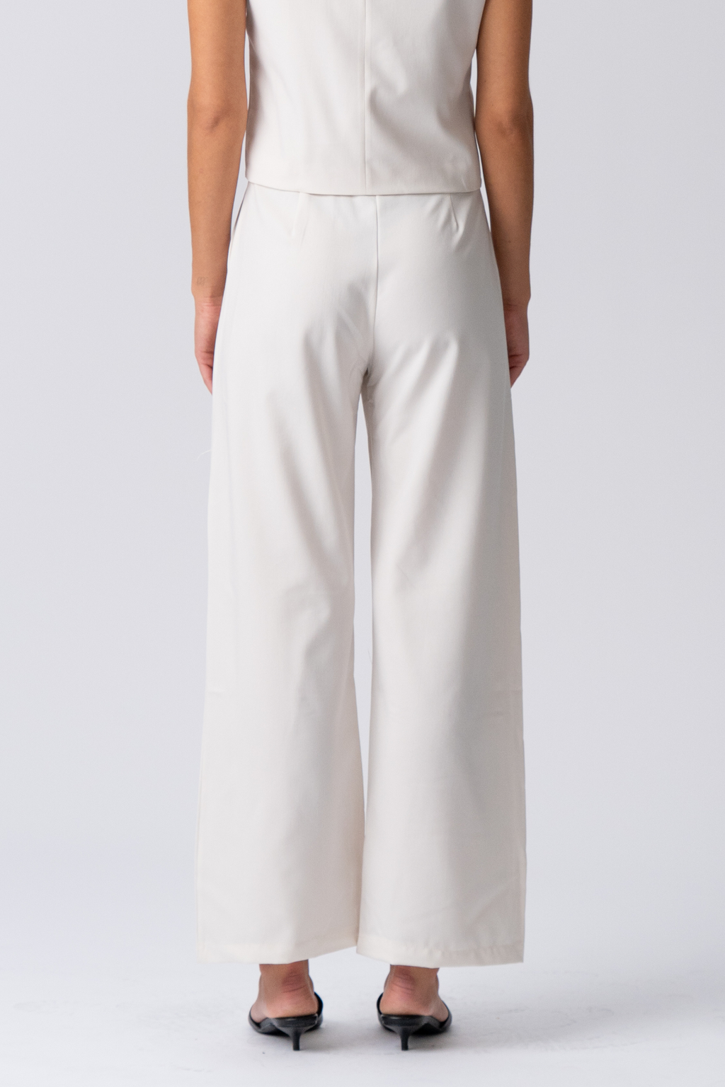 Natalie Pants - Beige leggero