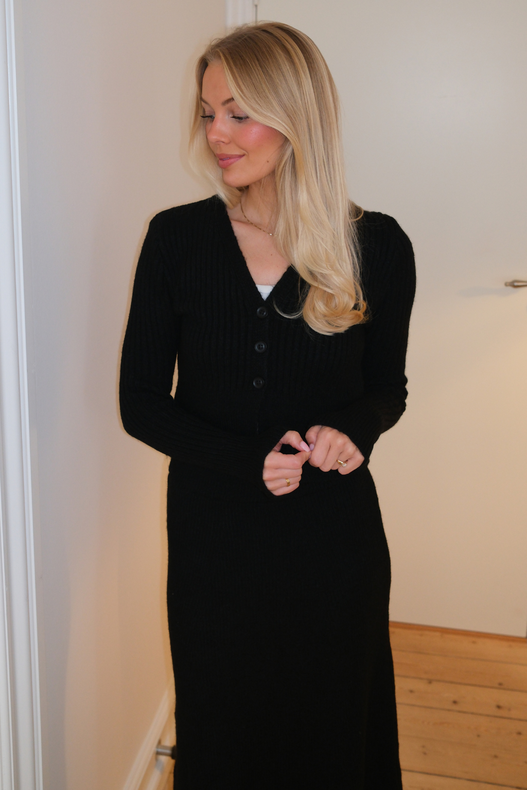 Nova Tie Blusa lavorata a maglia - Nero