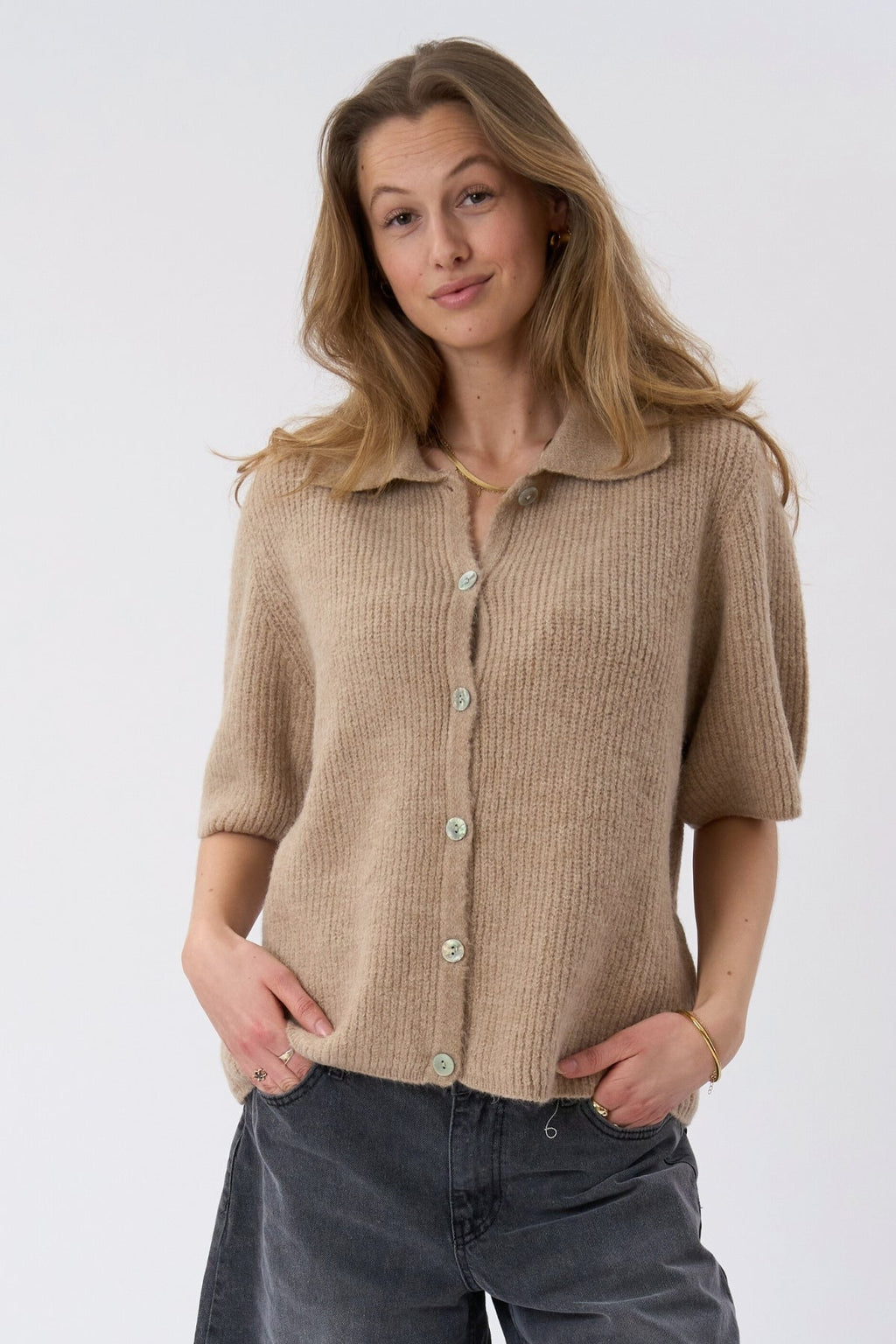 Polo Alba in maglia - Beige