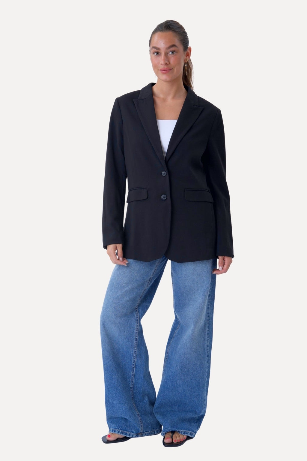 Blazer dalla vestibilità classica - Blu scuro