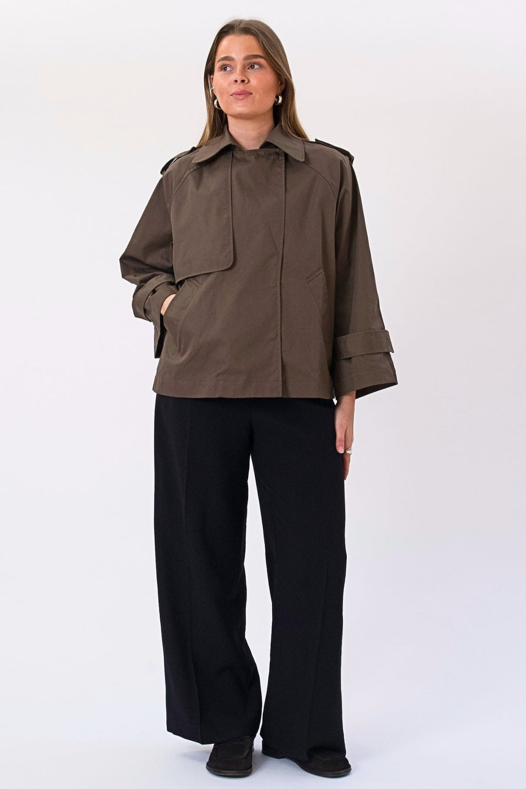Trench corto Elara - Marrone