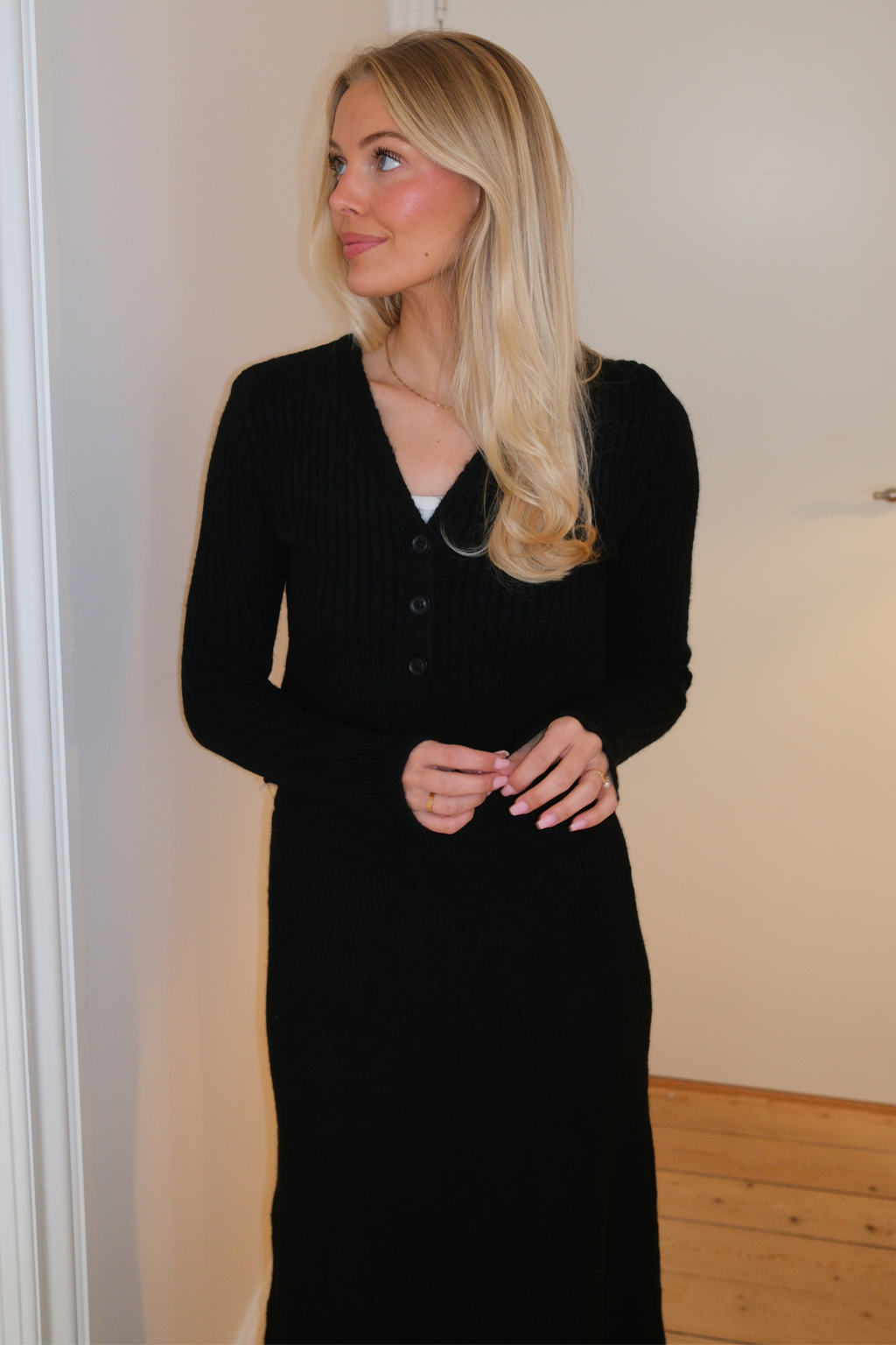 Nova Tie Blusa lavorata a maglia - Nero