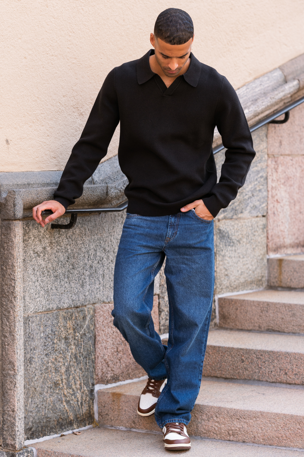 Samuel Polo Knit - Nero