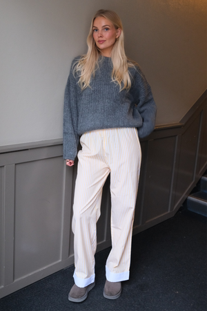 Layla Striped Pants - Giallo