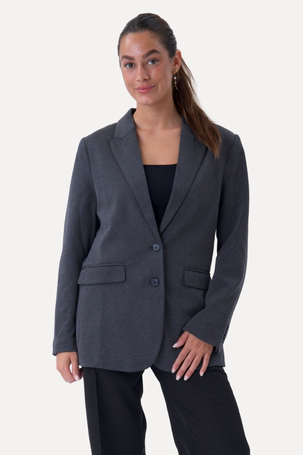 Classic fit Blazer - Dark Grey