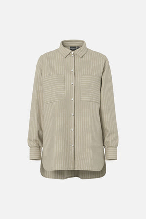 Melia Loose Shirt -  Crockery