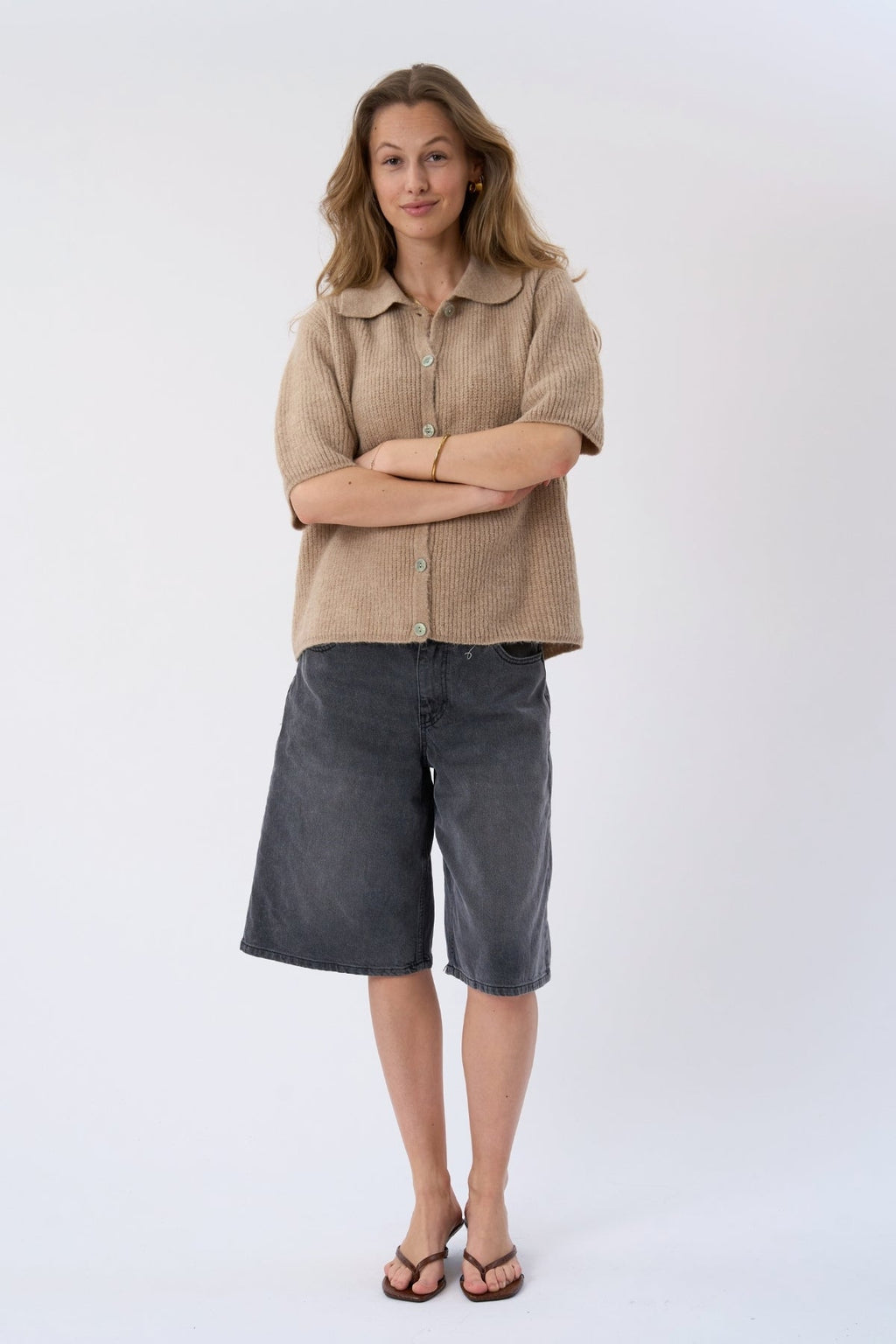 Polo Alba in maglia - Beige