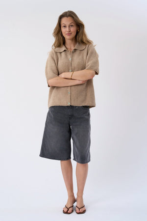 Polo Alba in maglia - Beige