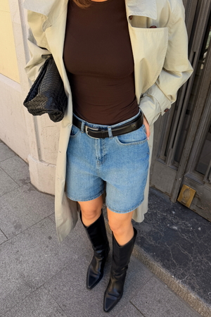 The Original Performance Denim Shorts - Denim blu medio (Donna)