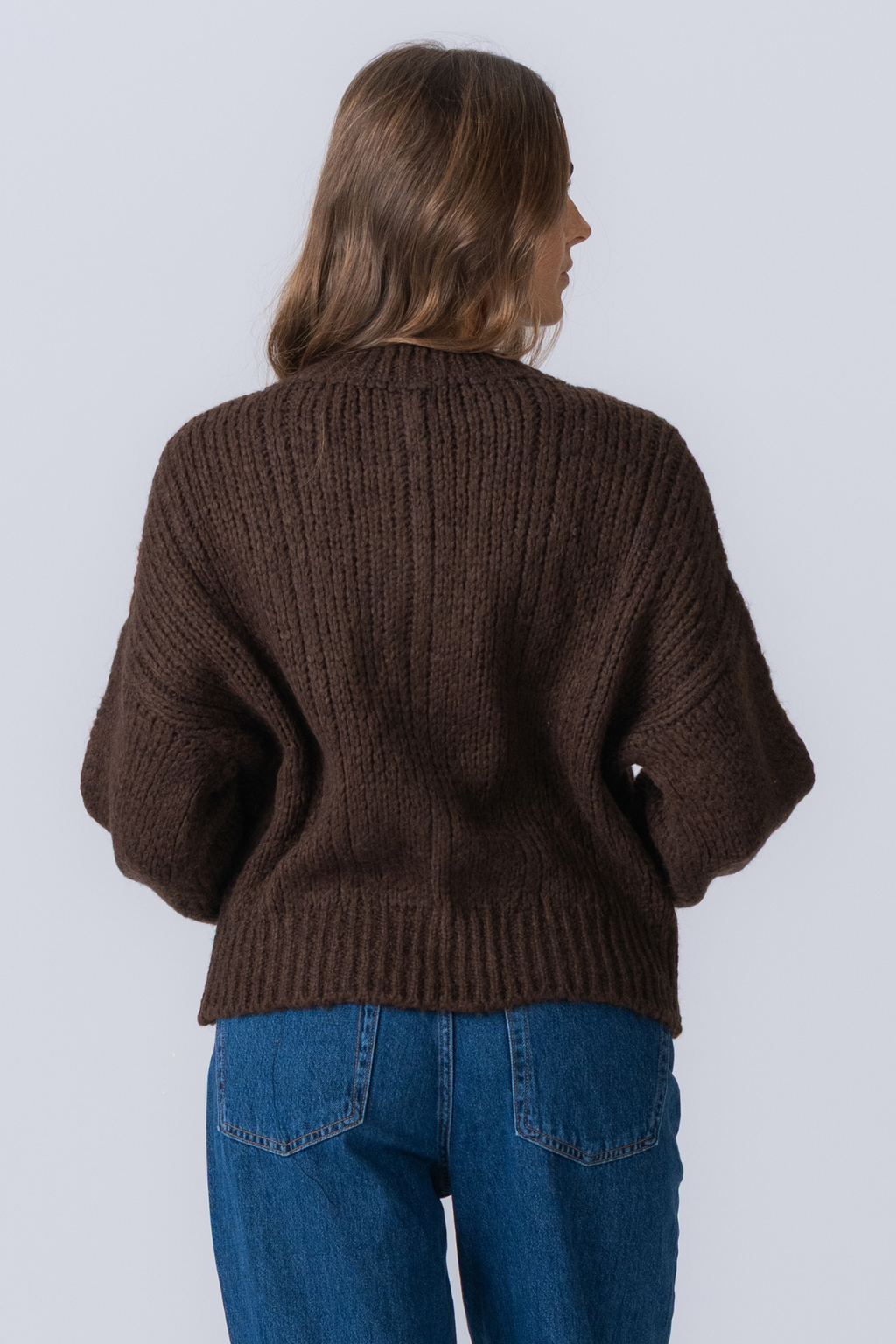 Botton Knit - Brown