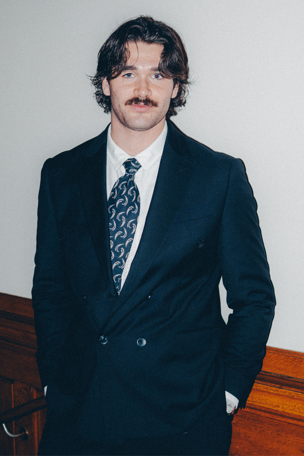 Premium Blazer a doppio petto - Nero