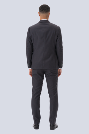 Premium Abito a doppio petto (Nero)